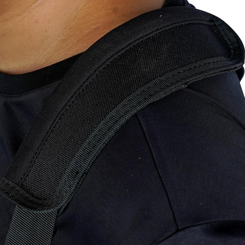 KUNN Tactical Duty Belt Suspenders with Metal Hook,Men Padded Police Harness for Duty Belt,Black - Image 4